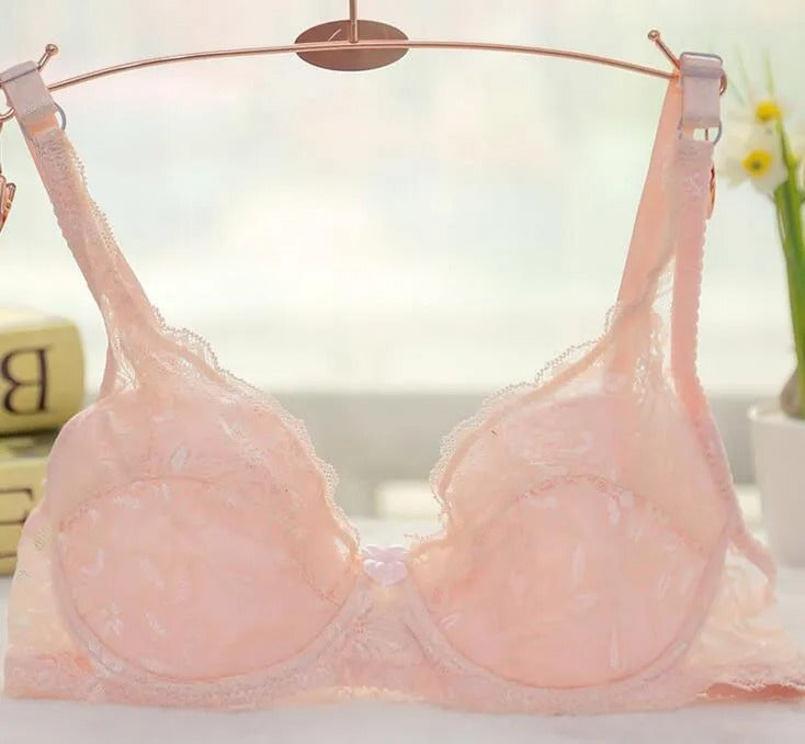 Lace Underwire Push-Up Bra for Women – Elegant Bralette Lingerie Intimates