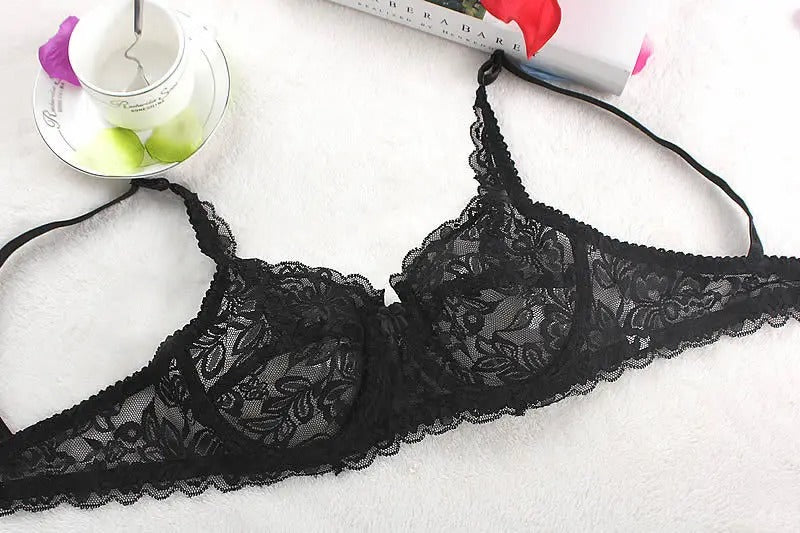Lace Underwire Push-Up Bra for Women – Elegant Bralette Lingerie Intimates
