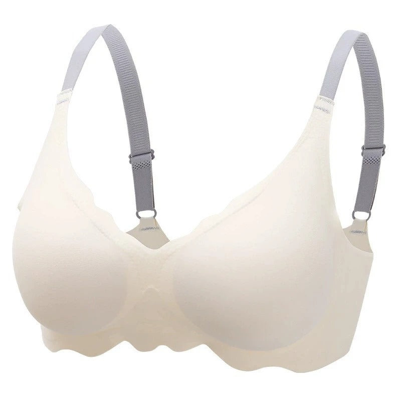 No-Wire Bralette for Women – Adjustable Strap Support Bra with Elegant Open Back Design