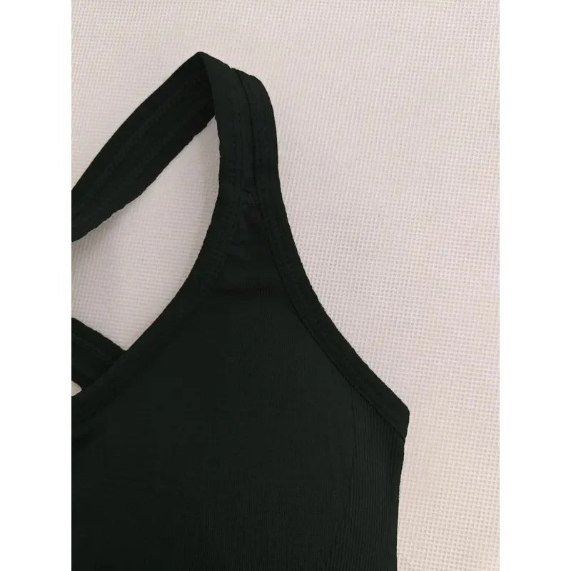 Seamless Push-Up Yoga Bra – Comfy Breathable Sports Tank Bra for Women