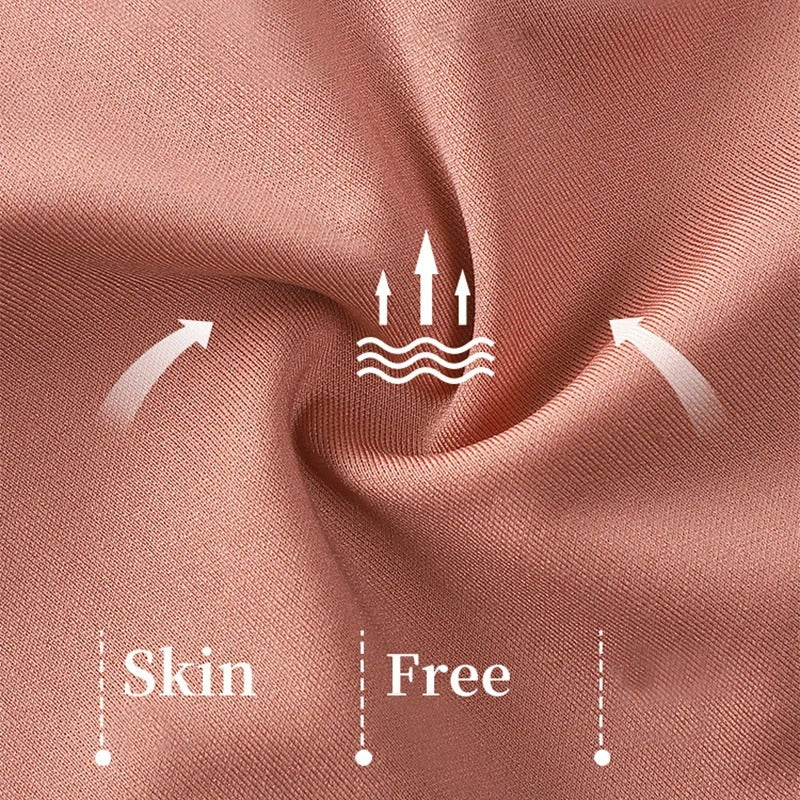 FINETOO Soft Wireless Bra for Women – Deep V Padded Bralette, Seamless Comfortable Lingerie, S-XL