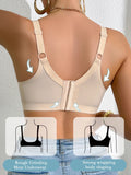 Underwire Shaping Bra for Women – Lace-Trimmed Side Support Bra, A-D Cup, Breathable Minimizer Design