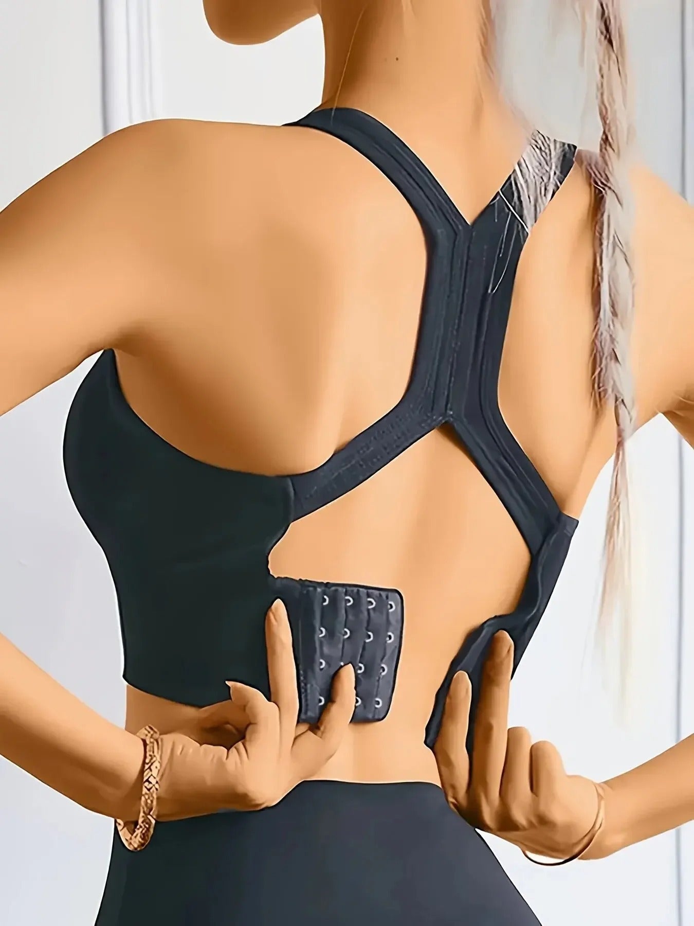 Seamless Push-Up Yoga Bra – Comfy Breathable Sports Tank Bra for Women