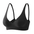 FINETOO Soft Wireless Bra for Women – Deep V Padded Bralette, Seamless Comfortable Lingerie, S-XL