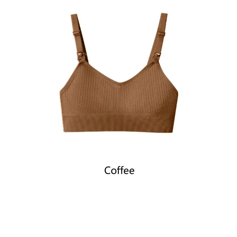 Women's Nursing Bra – Wire-Free Comfortable Breastfeeding Bra with Anti-Sag Support